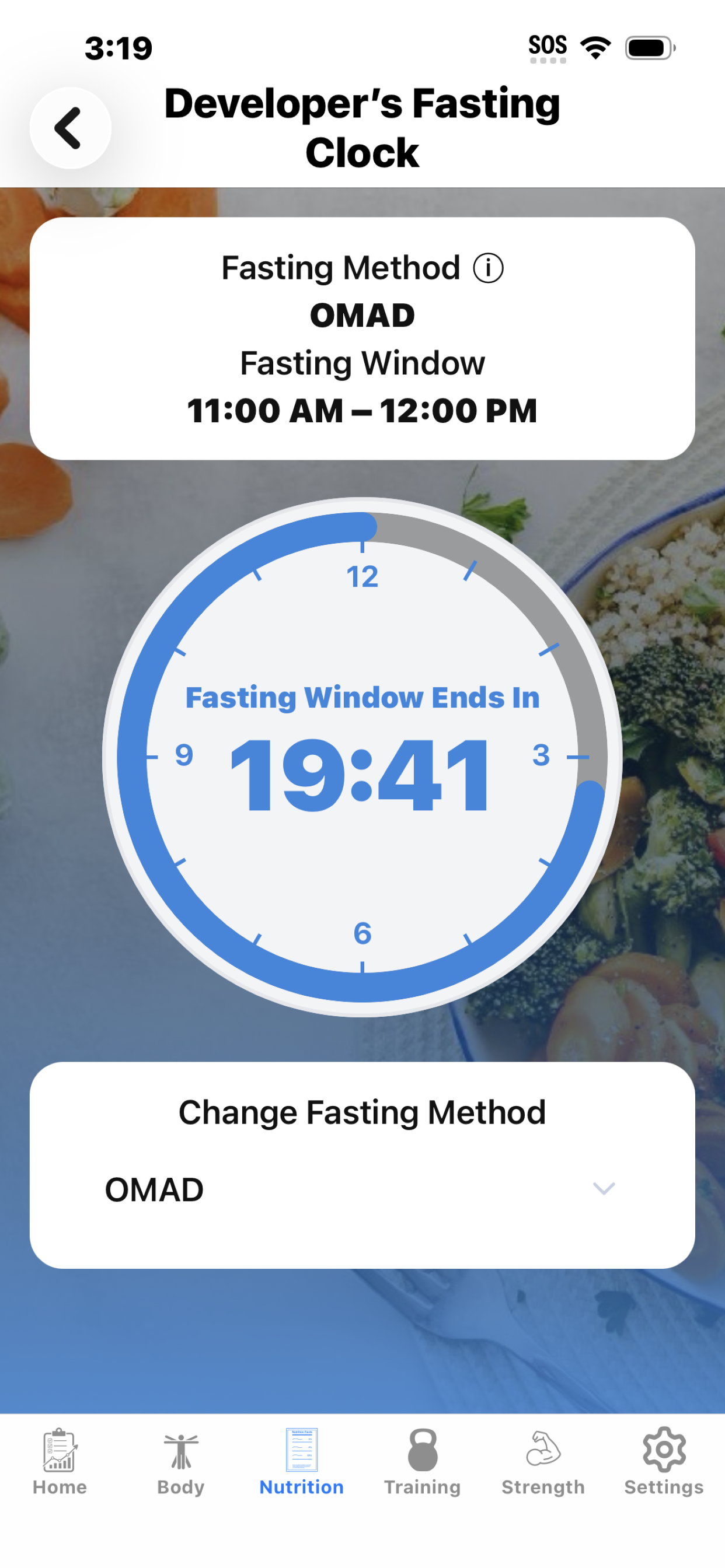 Intermittent Fasting Clock